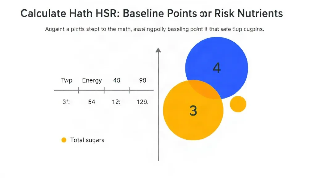 Illustration of Calculate HSR Baseline Points from Risk Nutrients: Guide the reader through the first step of the math: assigning points